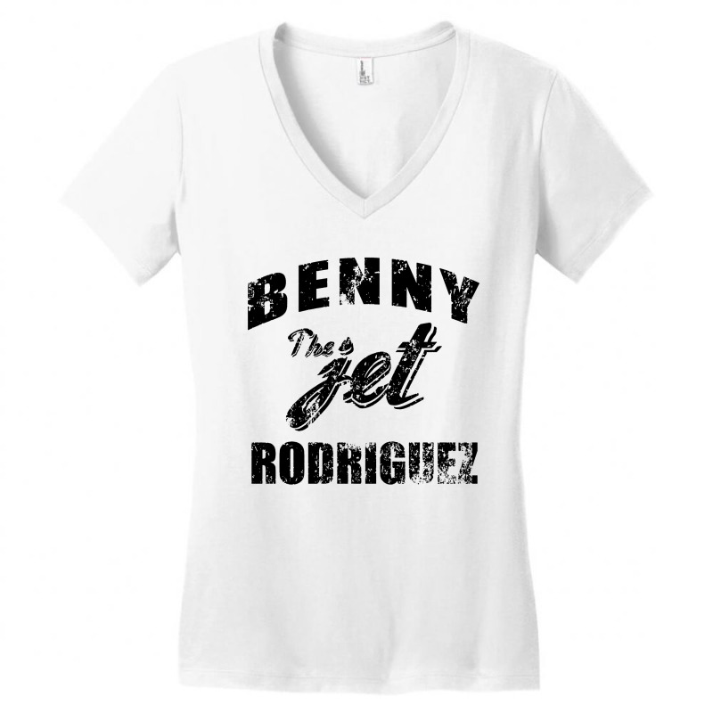 Custom Benny The Jet Rodriguez Sandlot Women's V-neck T-shirt By