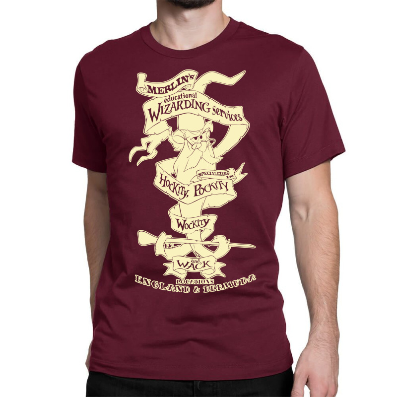 Merlins Wizarding Services Classic T-shirt | Artistshot