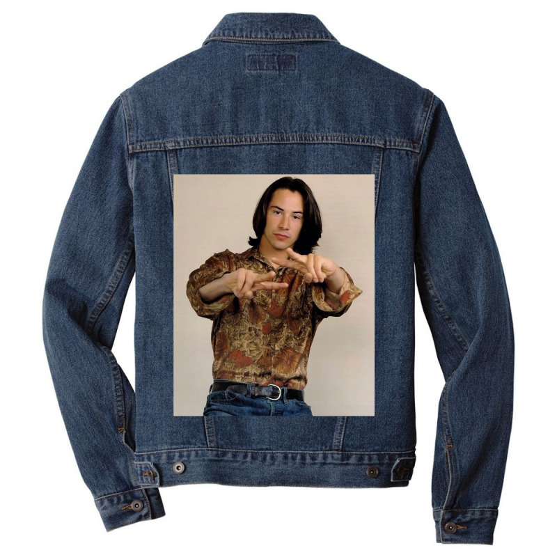 Graphic Picture  Science Fiction Film Art Characters Mens Womens Men Denim Jacket by Artist-Mattie | Artistshot