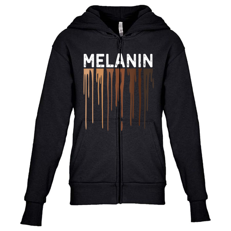 Drippin Melanin Tshirts For Women Pride  Gifts Black History T Shirt Youth Zipper Hoodie | Artistshot