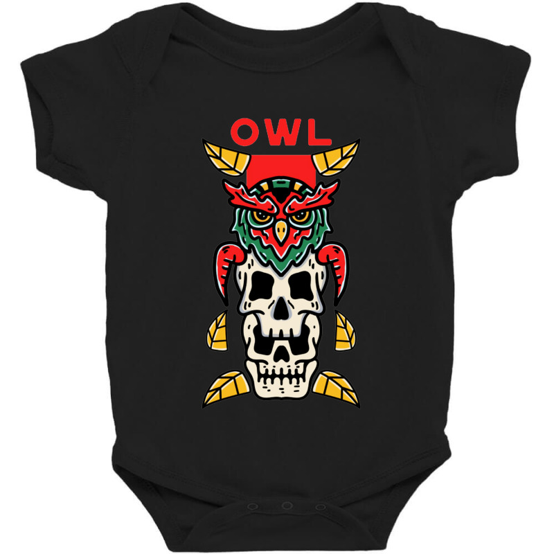 Spiritual Owl Baby Bodysuit | Artistshot