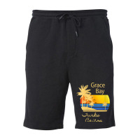 Womens Retro Cool Grace Bay Beach Turks And Caicos Islands Novelty Fleece Short | Artistshot