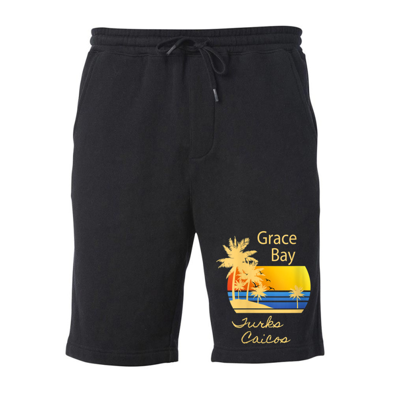 Womens Retro Cool Grace Bay Beach Turks And Caicos Islands Novelty Fleece Short by Hoang95 | Artistshot