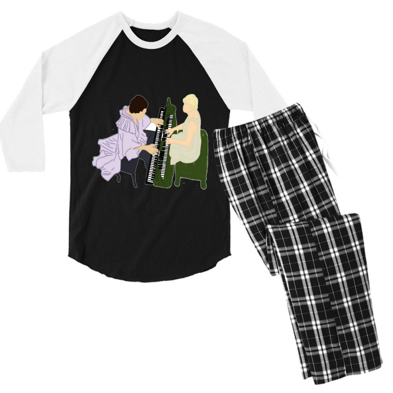 Classic Film  Thriller Design Character Mens Womens Men's 3/4 Sleeve Pajama Set | Artistshot