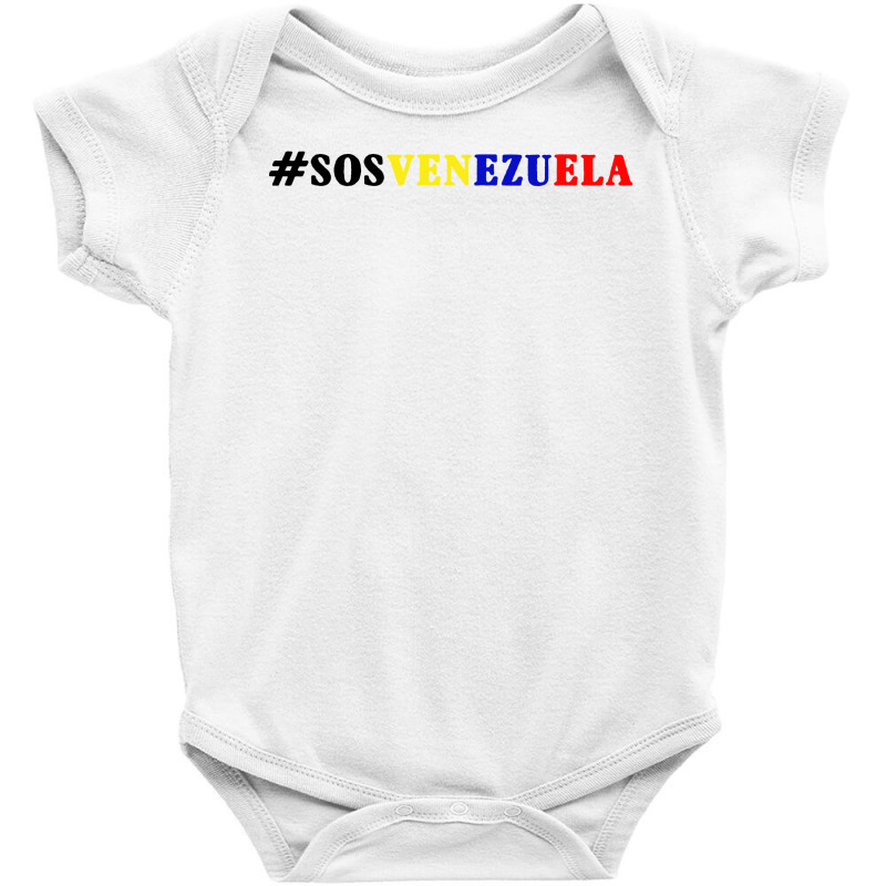 Sos Venezuela For Light Baby Bodysuit by autlu2024 | Artistshot