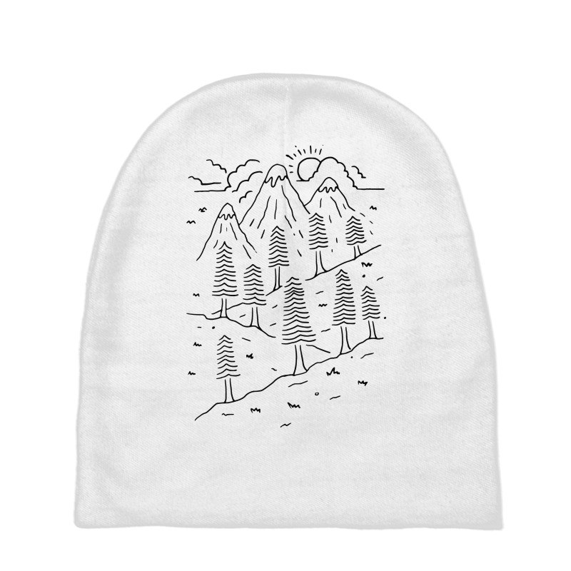 Hiking Trails (for Light) Baby Beanies by Quilimo | Artistshot