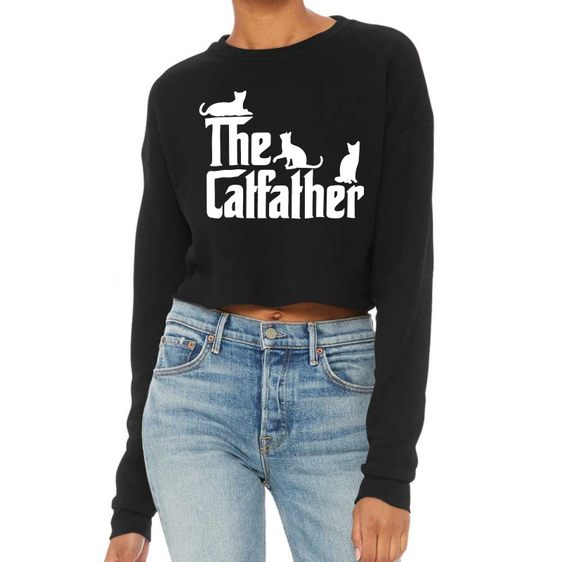 Cat Father Cropped Sweater | Artistshot