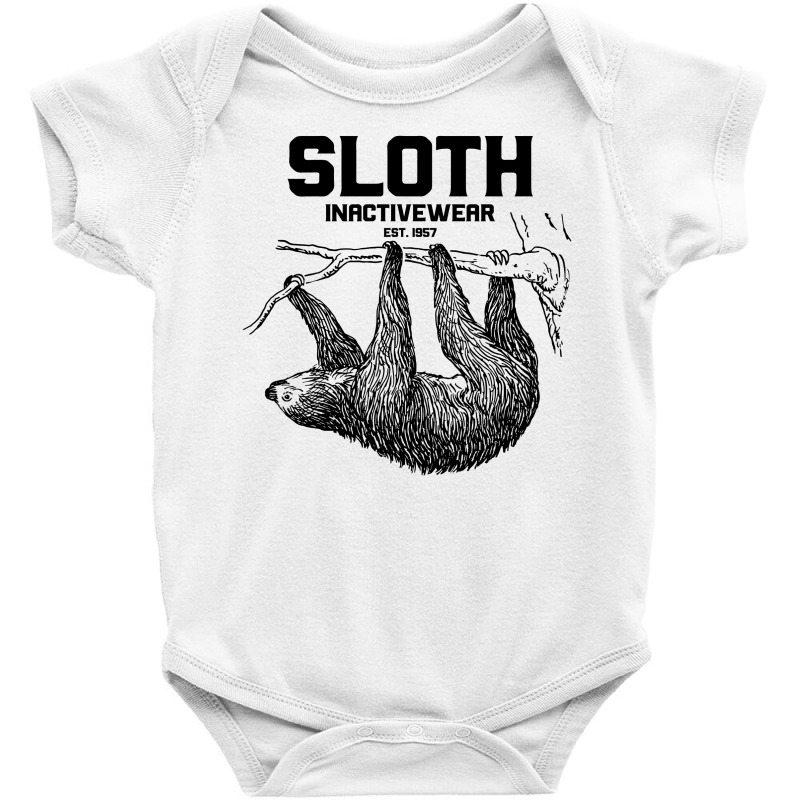 Sloth Inactivewear Est. 1957 For Light Baby Bodysuit by autlu2024 | Artistshot