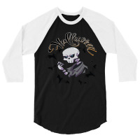 Cartoon Gifts Ghost Papa Mens Womens 3/4 Sleeve Shirt | Artistshot