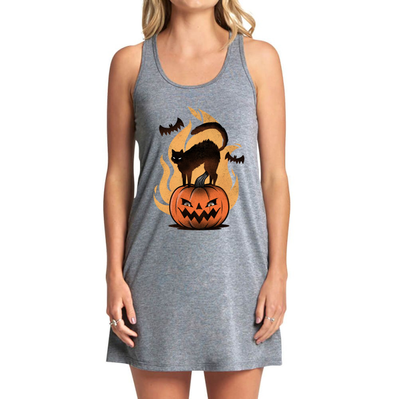 Day Gifts Burning Skull Men Women Tank Dress by ArtistLucian | Artistshot