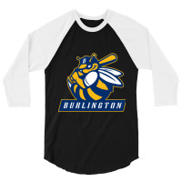 Burlington Bees 00004d 3/4 Sleeve Shirt | Artistshot