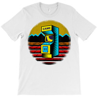 Arcade Game Machine Nostalgia Retro Gamer   80s 90s T Shirt T-shirt | Artistshot