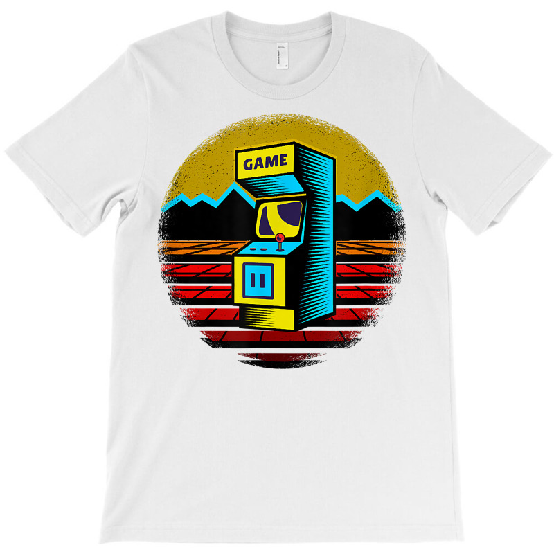 Arcade Game Machine Nostalgia Retro Gamer   80s 90s T Shirt T-shirt | Artistshot