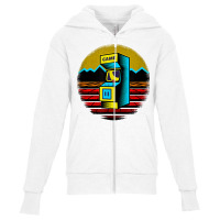 Arcade Game Machine Nostalgia Retro Gamer   80s 90s T Shirt Youth Zipper Hoodie | Artistshot