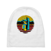 Arcade Game Machine Nostalgia Retro Gamer   80s 90s T Shirt Baby Beanies | Artistshot