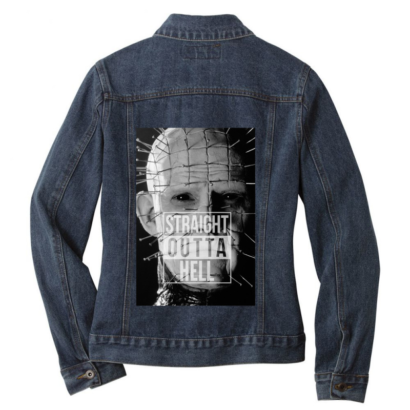 Music Retro Burning Skull Gift Men Ladies Denim Jacket by ArtistLucian | Artistshot