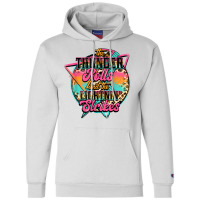 The Thunder Rolls And The Lightnin Strikes Lightning Bolt T Shirt Champion Hoodie | Artistshot