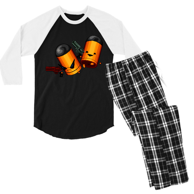 Retro  Death Reticle Gift Men Men's 3/4 Sleeve Pajama Set | Artistshot