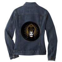 Retro Vintage Ghost Papa Mens My Favorite Ladies Denim Jacket | Artistshot