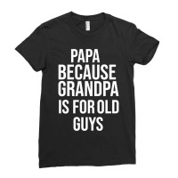 Vintage Photograp Ghost Papa Mens Funny Ladies Fitted T-shirt | Artistshot