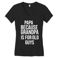 Vintage Photograp Ghost Papa Mens Funny Women's V-neck T-shirt | Artistshot