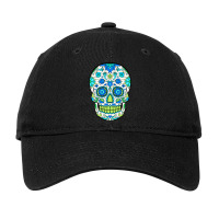 Women Men Burning Skull For Mens Womens Adjustable Cap | Artistshot