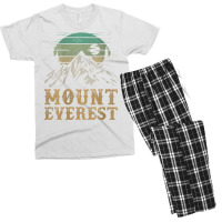 Womens Mount Everest Nepal Merchandise Hiking Mount Everest V Neck T S Men's T-shirt Pajama Set | Artistshot