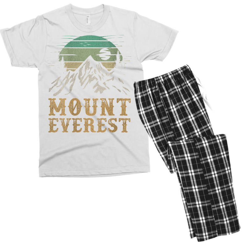 Womens Mount Everest Nepal Merchandise Hiking Mount Everest V Neck T S Men's T-shirt Pajama Set by diles | Artistshot