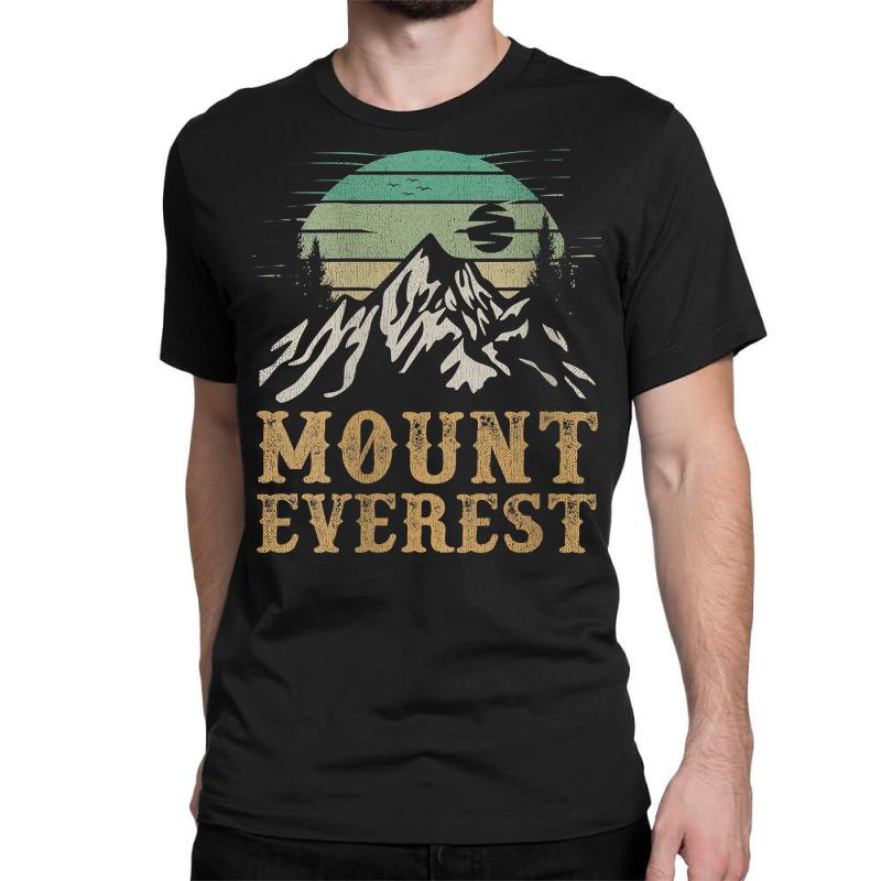 Womens Mount Everest Nepal Merchandise Hiking Mount Everest V Neck T S Classic T-shirt by diles | Artistshot