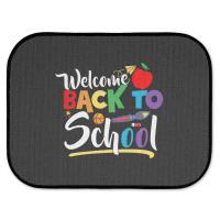 Welcome Back To School Rear Car Mat | Artistshot