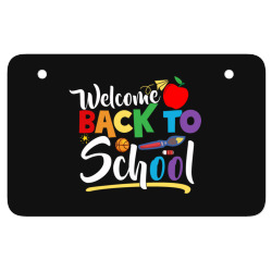 welcome back to school ATV License Plate | Artistshot