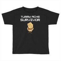 Tummy Ache Survivor Grunge Design Stomachache Support Fans T Shirt Toddler T-shirt | Artistshot