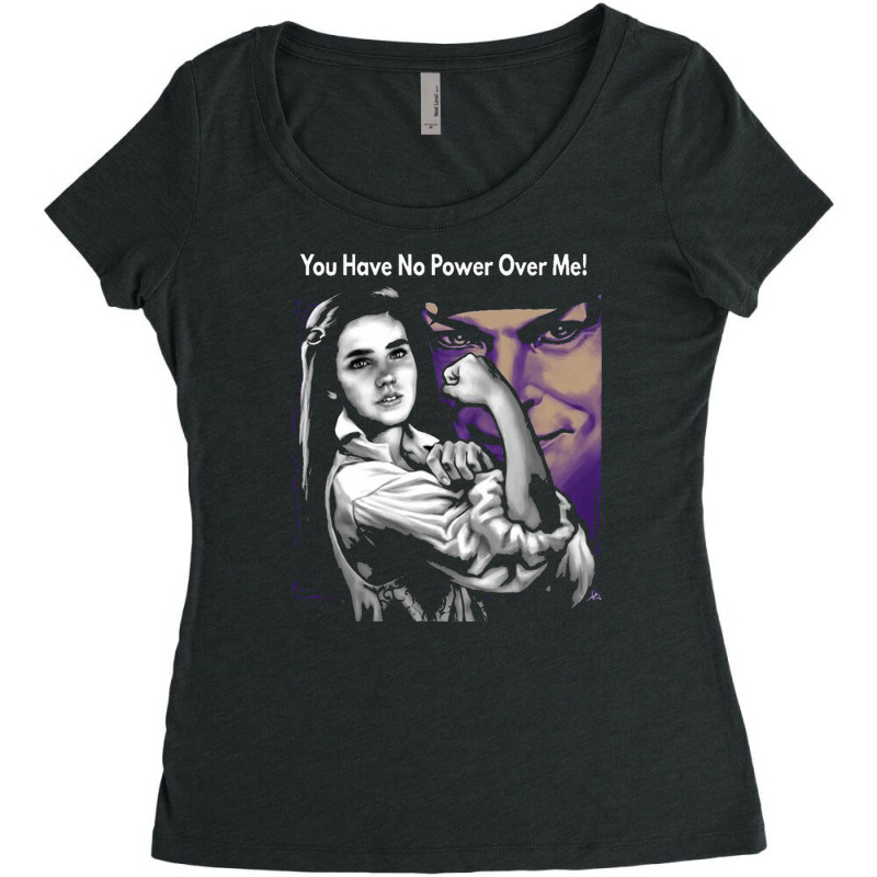 No Power Over Women's Triblend Scoop T-shirt | Artistshot