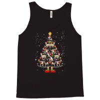 Goat Christmas Pajama Shirt Xmas Goats Tree Lights Hat Snow T Shirt Tank Top | Artistshot