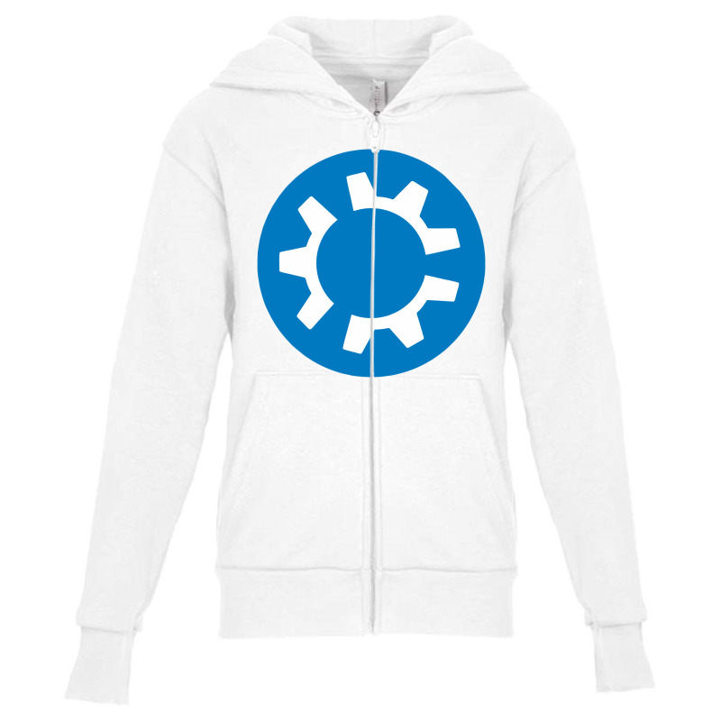 Kubuntu Youth Zipper Hoodie by larovbek | Artistshot