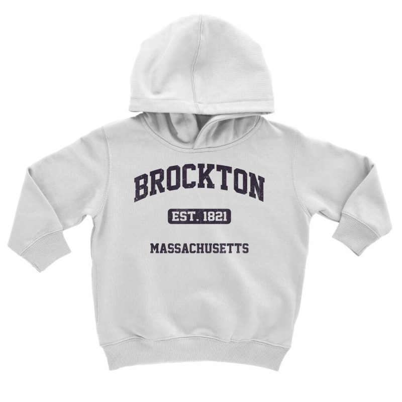 Brockton Massachusetts Ma Vintage State Athletic Style T Shirt Toddler Hoodie by komulavcasante6 | Artistshot