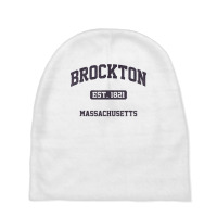 Brockton Massachusetts Ma Vintage State Athletic Style T Shirt Baby Beanies | Artistshot