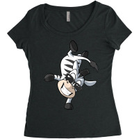 Cute Cartoon Zebra Handstand Gymnast T Shirt Women's Triblend Scoop T-shirt | Artistshot