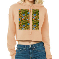 Dandelion T  Shirt Dandelion Meadow On Orange T  Shirt Cropped Hoodie | Artistshot