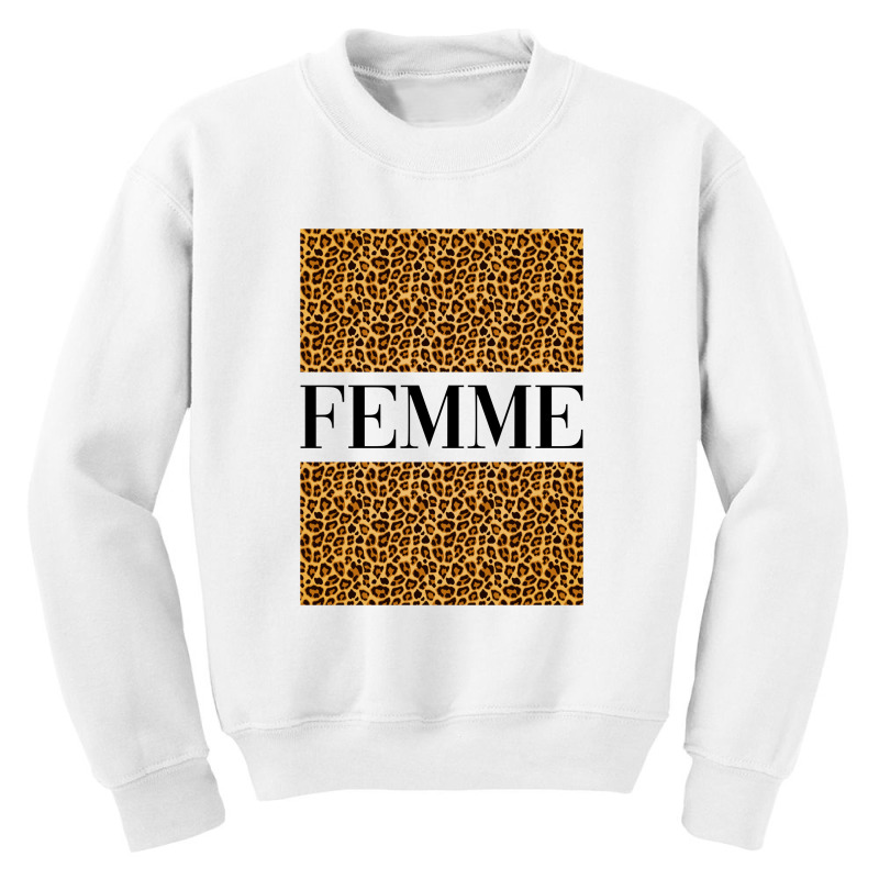 Femme Leopard For Light Youth Sweatshirt by autlu2024 | Artistshot