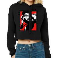 Vintage Music  Light Novel Cartoon Character Cropped Hoodie | Artistshot