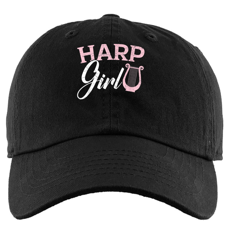 Harp Girl Harpist Musician Musical Instrument T Shirt Kids Cap | Artistshot