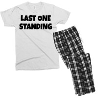 Last One Standing  (black) Men's T-shirt Pajama Set | Artistshot