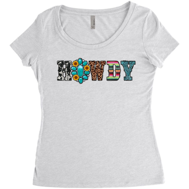 Howdy Women's Triblend Scoop T-shirt | Artistshot