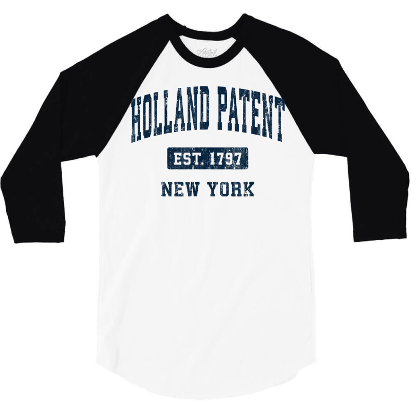 Holland Patent New York Ny Vintage Athletic Sports Design T Shirt 3/4 Sleeve Shirt | Artistshot