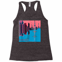 Japanese Vaporwave Futuristic Table T Shirt Racerback Tank | Artistshot