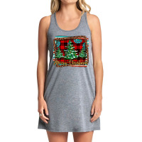 Merry Christmas Background Tank Dress | Artistshot