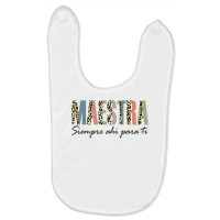 Maestra Siempre Ahí Para Ti Spanish Teacher Bilingue T Shirt Baby Bibs | Artistshot