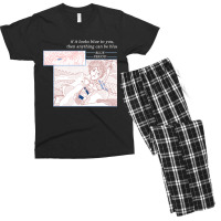 Vintage Graphic Blues My Favorite People Men's T-shirt Pajama Set | Artistshot