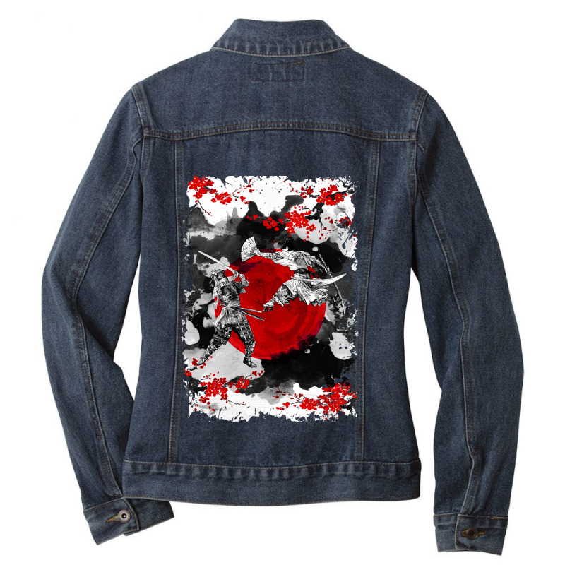 Graphic Picture  Chunin Women Men Ladies Denim Jacket by Artist-Kyler | Artistshot